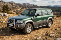 Nissan Patrol Y61 1997–2011 Sānu sliekšņi Maya V1 (2 gab., alumīnijs) foto 1