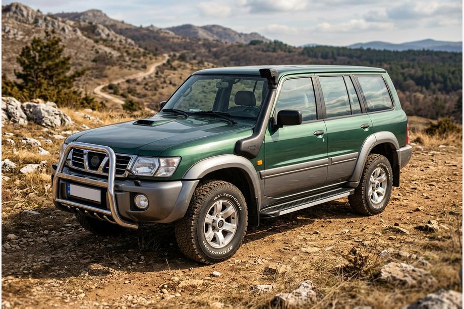Nissan Patrol Y61 1997–2011 Sānu sliekšņi Maya V1 (2 gab., alumīnijs) Image
