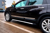 Nissan Qashqai 2007–2010 Sānu sliekšņi Maya V1 (2 gab., alumīnijs) foto 3