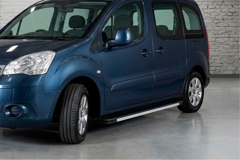 Peugeot Partner Tepee 2008–2018 Sānu sliekšņi Maya V1 (2 gab., alumīnijs) Image