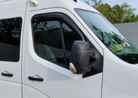 Opel Movano 2010–2021 Logu vēja deflektori (2 gab., Niken) foto 5