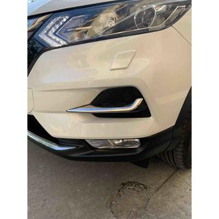 Miglas lukturu uzlikas (2017↗, nerūsējošais tērauds) Nissan Qashqai 2014–2021 foto 2