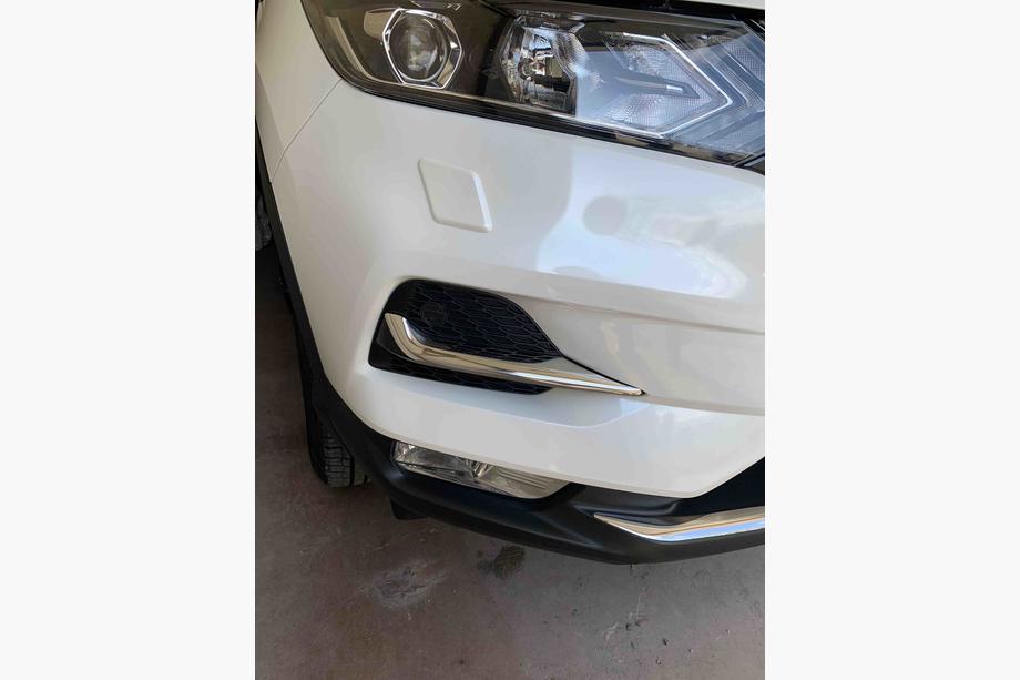 Nissan Qashqai 2014–2021 Miglas lukturu uzlikas (2017↗, nerūsējošais tērauds) Carmos - turku teras Image