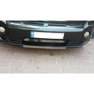 Hroma uzlika priekšējam buferim (nerūsējošais tērauds) Dodge Nitro 2006–2011 foto 3