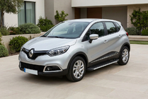 Renault Captur 2013–2019 Sānu sliekšņi Maya V1 (2 gab., alumīnijs) foto 1