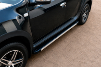Renault Duster 2008–2017 Sānu sliekšņi Maya V1 (2 gab., alumīnijs) foto 1