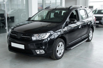 Renault Logan MCV 2013–2022 Sānu sliekšņi Maya V1 (2 gab., alumīnijs) foto 1