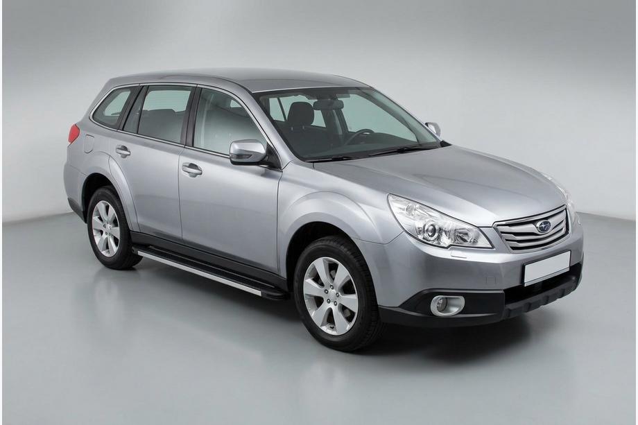 Subaru Outback 2009–2014 Sānu sliekšņi Maya V1 (2 gab., alumīnijs) Image