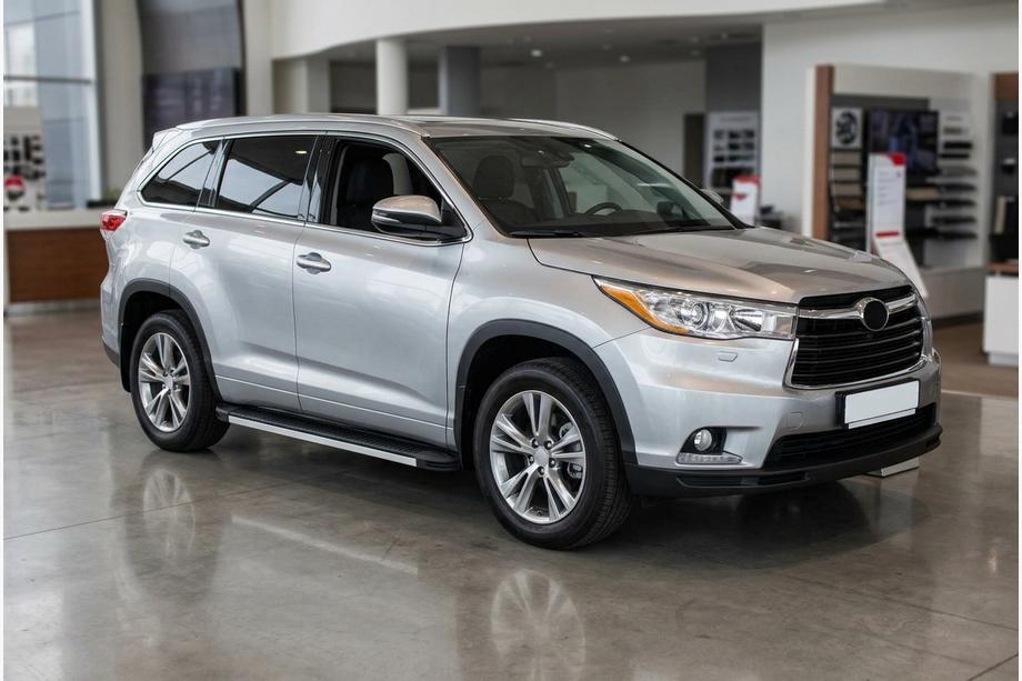 Toyota Highlander 2013–2019 Sānu sliekšņi Maya V1 (2 gab., alumīnijs) Image