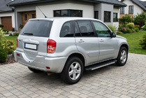 Toyota Rav 4 2001–2005 Sānu sliekšņi Maya V1 (2 gab., alumīnijs) foto 1