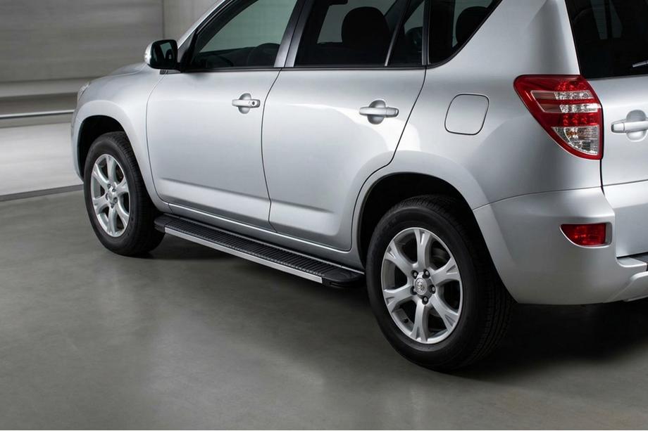 Toyota Rav 4 2006–2013 Sānu sliekšņi Maya V1 (2 gab., alumīnijs) Image