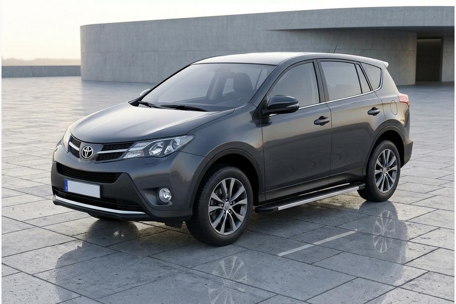 Toyota Rav 4 2013–2018 Sānu sliekšņi Maya V1 (2 gab., alumīnijs) Image