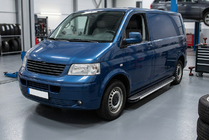 Volkswagen T5 Caravelle 2004–2010 Sānu pakāpieni Maya (2 gab., alumīnijs) Garā riteņu bāze foto 1