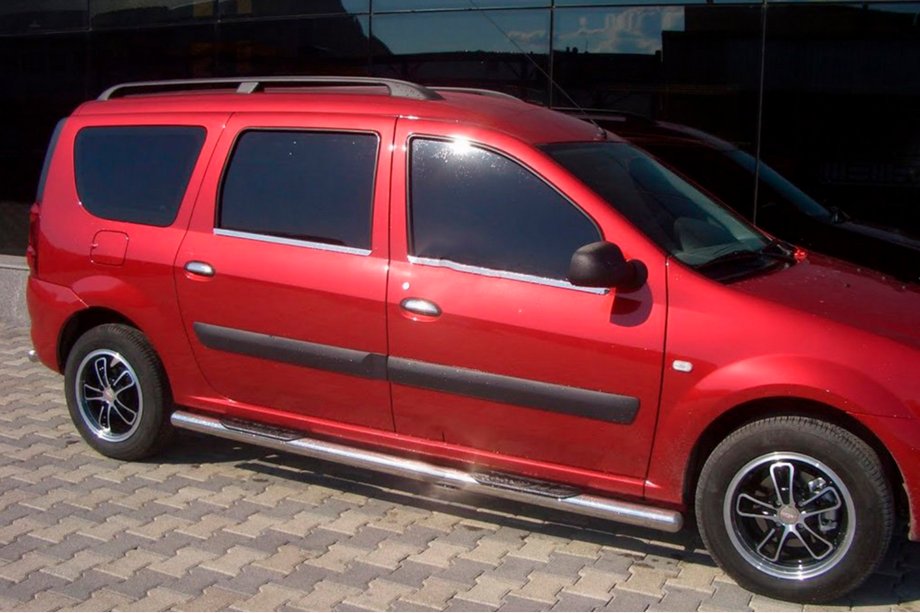 Dacia Logan MCV 2004–2014 Sānu caurules (2 gab., nerūs. tērauds) Image