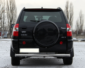 Chery Tiggo 1 2005–2016 Aizmugurējais aizsargstienis (nerūsējošais tērauds) Ø51 mm foto 1