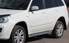 Chery Tiggo 1 2005–2016 Sānu sliekšņi Premium (2 gab., nerūs.) foto 1