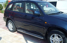 Chery Tiggo 1 2005–2016 Sānu sliekšņi Premium (2 gab., nerūs.) foto 4