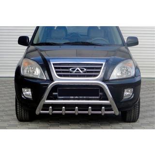 Bullbar WT003 (nerūsējošais tērauds) Chery Tiggo 1 2005–2016 foto 1