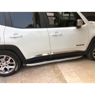 Durvju moldingu komplekts (4 gab., nerūsējošais tērauds) Jeep Renegade 2014– foto 2