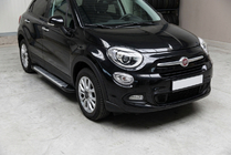 Fiat 500X 2014–2024 Sānu sliekšņi Line (2 gab., alumīnijs) foto 1