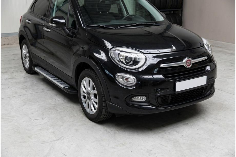 Fiat 500X 2014–2024 Sānu sliekšņi Line (2 gab., alumīnijs) Image