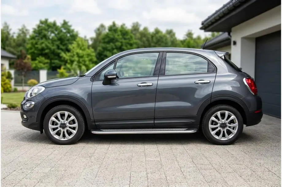 Fiat 500X 2014–2024 Sānu pakāpieni Maydos V2 (2 gab., alumīnijs/nerūsējošais tērauds) Image