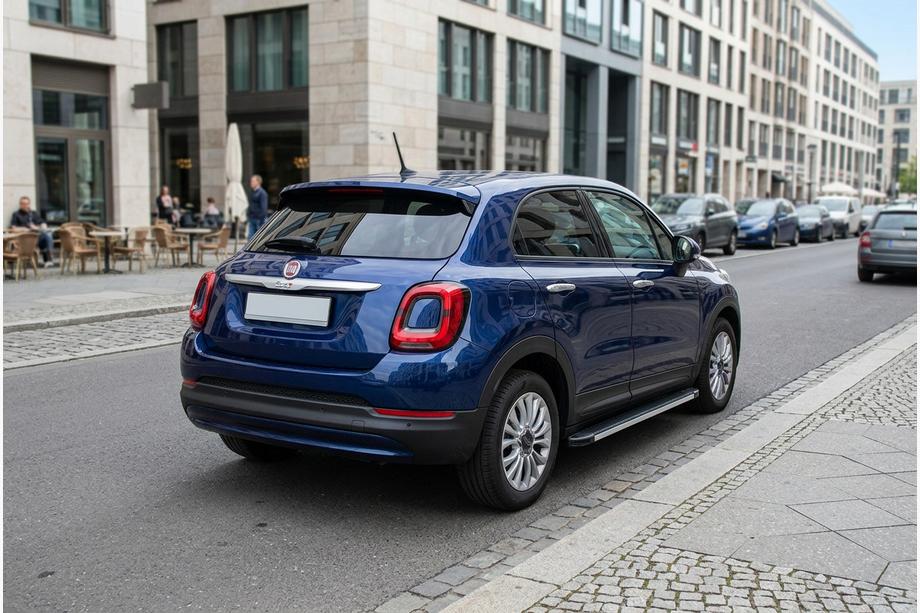 Fiat 500X 2014–2024 Sānu sliekšņi Maya V1 (2 gab., alumīnijs) Image