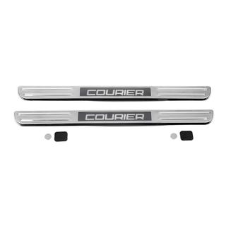 Durvju sliekšņu uzlikas ar apgaismojumu (2 gab., nerūsējošais tērauds) Ford Courier 2014–2023 foto 4