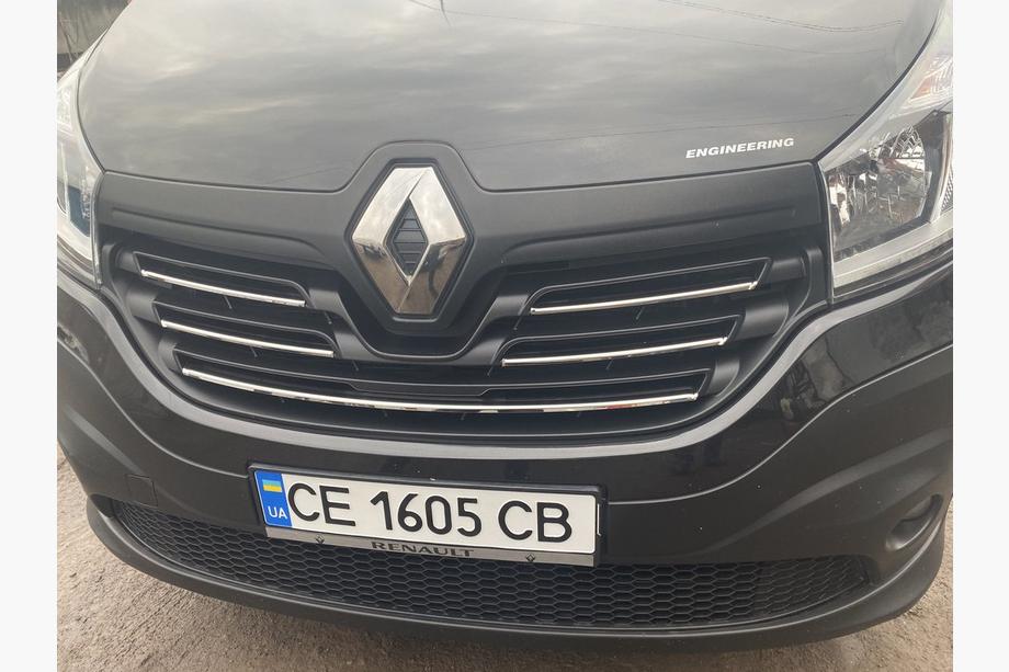 Renault Trafic 2015– Radiatora režģa uzlikas 2015-2019 (5 gab., nerūsējošais tērauds) Carmos - turku teras Foto 3