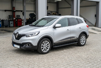 Renault Kadjar 2015–2022 Sānu sliekšņi Tayga Black (2 gab., alumīnijs) foto 1