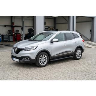 Sānu sliekšņi Tayga Black (2 gab., alumīnijs) foto 1