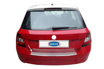 Skoda Fabia 2014–2021 Aizmugurējā bufera uzlika (nerūsējošais tērauds) foto 1