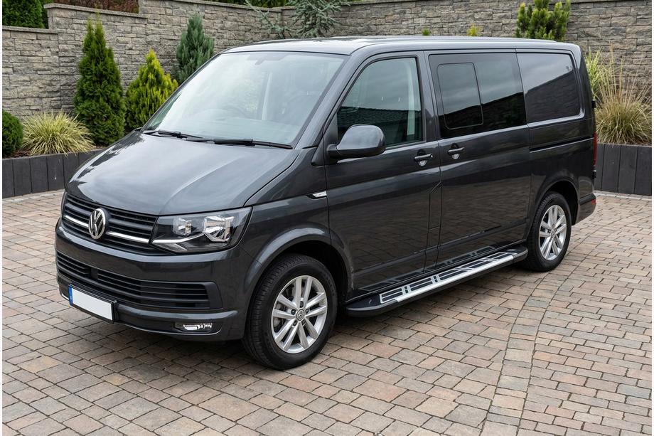 Volkswagen T6 2015–2024 Sānu sliekšņi Sunrise (2 gab., alumīnijs) Garā riteņu bāze Image