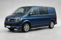 Volkswagen T6 2015–2024 Sānu pakāpieni Maydos V1 (2 gab., nerūsējošais tērauds) Tikai īsajai riteņu bāzei foto 1