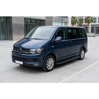 Sānu pakāpieni Bosphorus Black (2 gab., alumīnijs) Volkswagen T6 2015–2024 foto 1