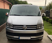 Volkswagen T6 2015–2024 Augšējās restes uzlikas 2015-2019 (2 gab., nerūsējošais tērauds) OmsaLine – itāļu nerūsējošais tērauds foto 2