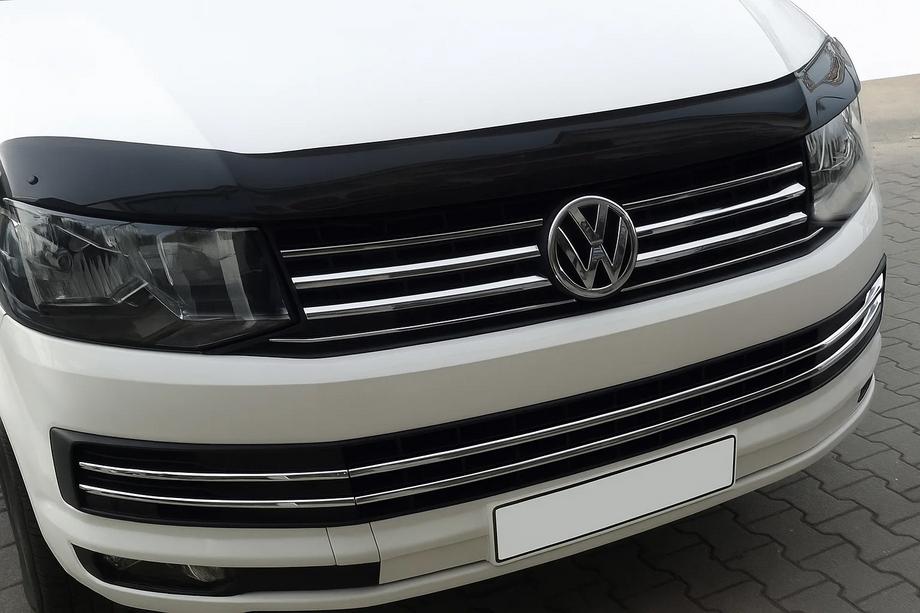 Volkswagen T6 2015–2024 Bampera restes uzlikas 2015-2019 (6 gab., nerūsējošais tērauds) Image