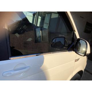 Logu apdares līstes (2 gab., nerūsējošais tērauds) Volkswagen T6 2015–2024 foto 2
