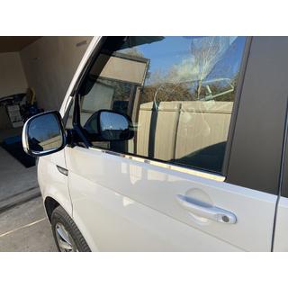 Logu apdares līstes (2 gab., nerūsējošais tērauds) Volkswagen T6 2015–2024 foto 1