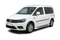 Volkswagen Caddy 2015–2020 Sānu pakāpieni Allmond White (2 gab., alumīnijs) foto 1