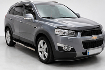 Chevrolet Captiva 2006–2019 Sānu aizsargcaurules (2 gab., nerūsējošais tērauds) foto 1
