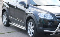 Chevrolet Captiva 2006–2019 Sānu sliekšņi Premium (2 gab., nerūs.) foto 2