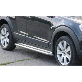 Sānu sliekšņi Premium (2 gab., nerūs.) Chevrolet Captiva 2006–2019 foto 1