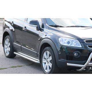 Sānu sliekšņi Premium (2 gab., nerūs.) Chevrolet Captiva 2006–2019 foto 2