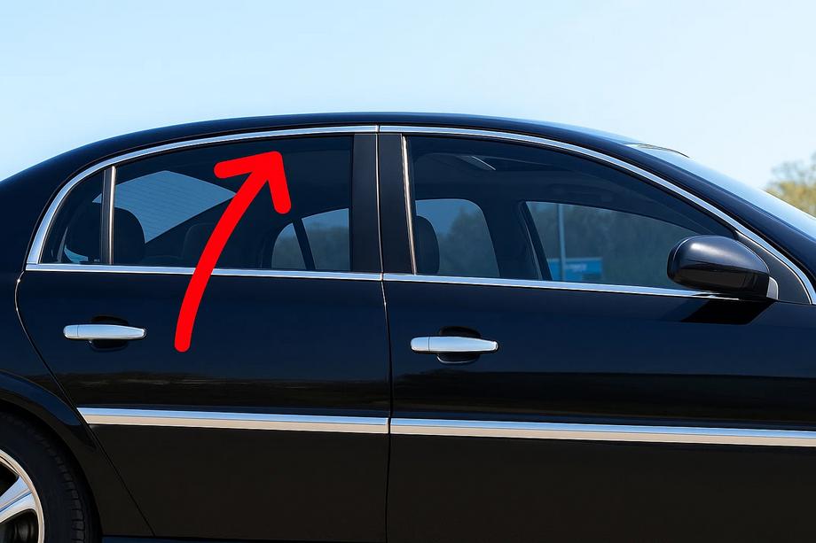 Opel Vectra C 2002–2008 Logu augšējās apdares līstes (4 gab., nerūsējošais tērauds) Image