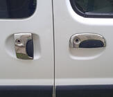 Renault Kangoo 1998–2008 Durvju rokturu uzlikas (nerūsējošais tērauds) foto 1