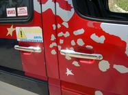 Volkswagen LT 1995–2006 Durvju rokturu uzlikas (4 gab., nerūsējošais tērauds) Carmos - turku teras foto 6