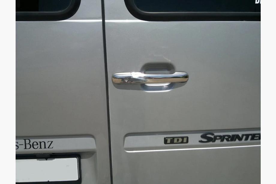 Volkswagen LT 1995–2006 Durvju rokturu uzlikas (4 gab., nerūsējošais tērauds) Foto 7