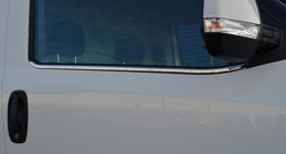 Opel Combo 2012–2018 Logu apmale (nerūsējošais tērauds) 2 gab., Carmos – Turcijas nerūsējošais tērauds foto 6