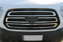 Ford Transit 2014– Radiatora režģa uzlikas (2014-2018, 3 gab., nerūsējošais tērauds) foto 1